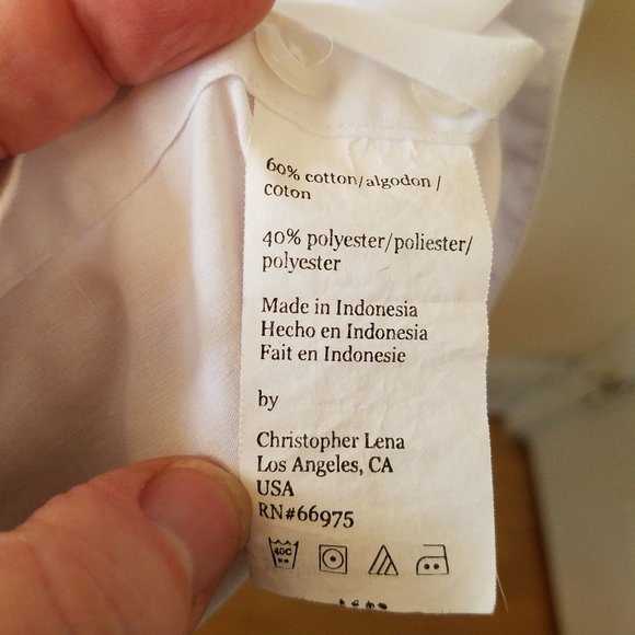 Modena Basics Men's Short Sleeve Button Down Shirt - Picture 6 of 8